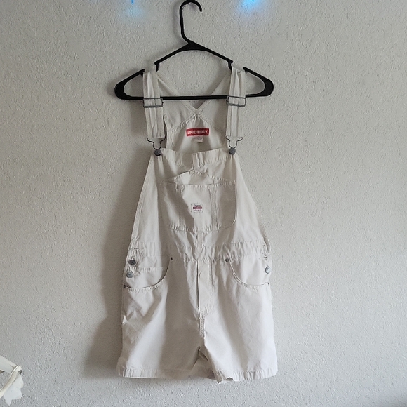 Unionbay Off-White Short Overalls - Picture 1 of 6